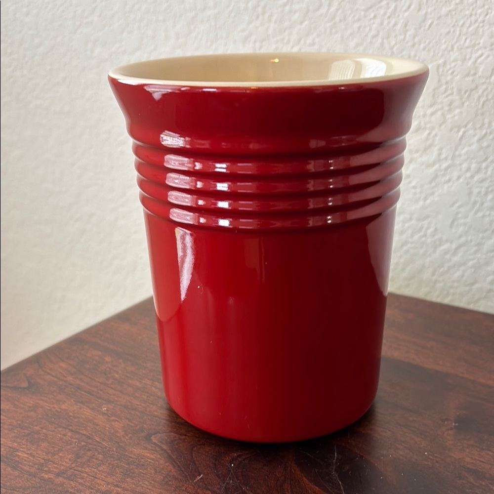 Well Equipped Kitchen Red Stoneware Glazed Crock